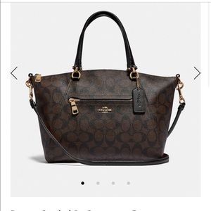 🆕Coach Prairie Satchel In Signature Canvas